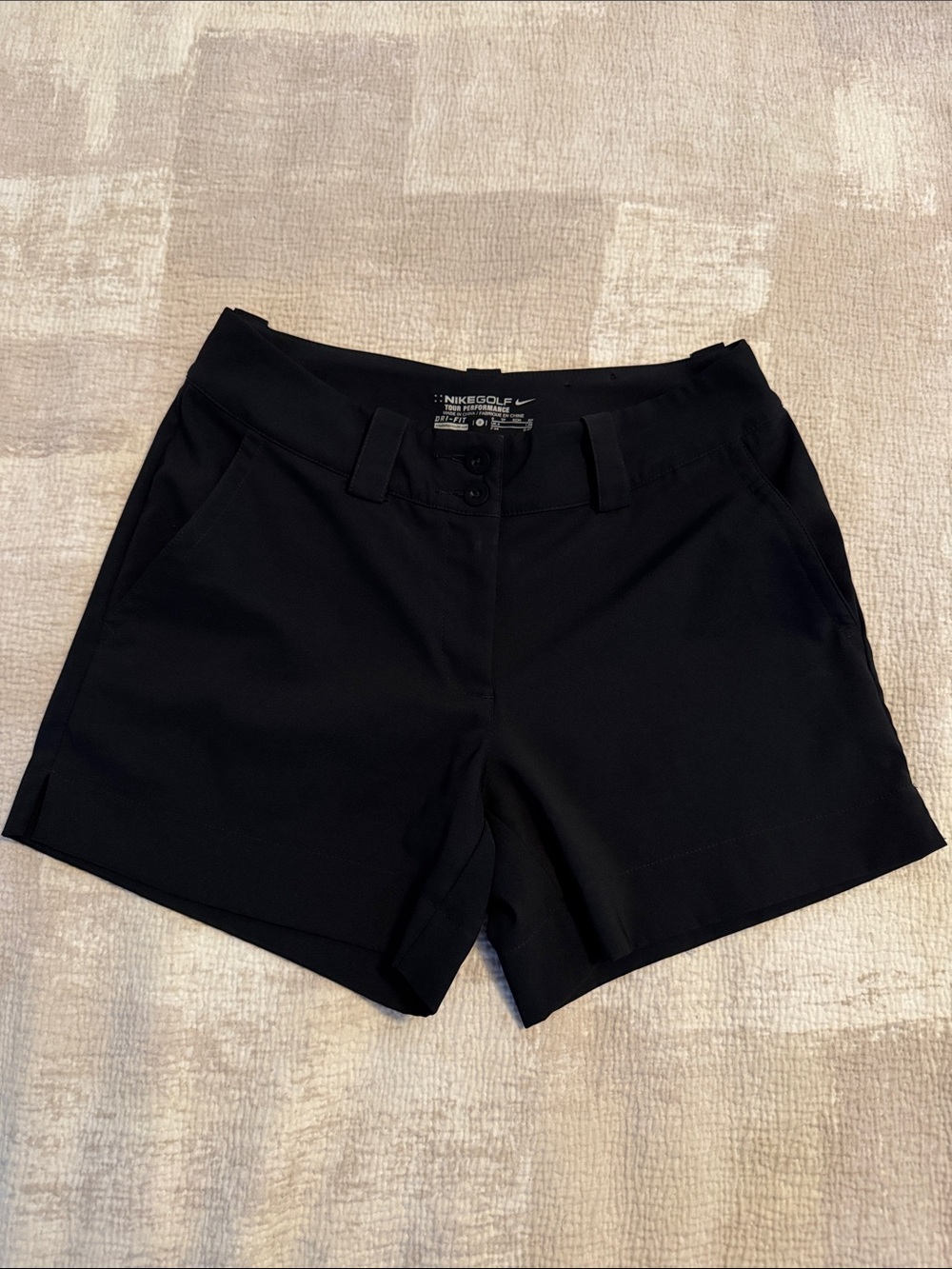 Nike Women's Black Athletic Golf Shorts